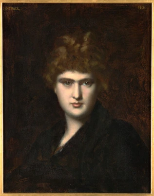 Portrait de Madame David Colaço-Osorio, née Amélie Mosenthal - Jean-Jacques Henner