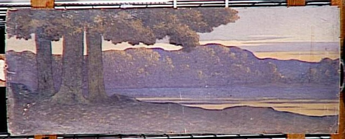 Le Soir (dessus de porte)