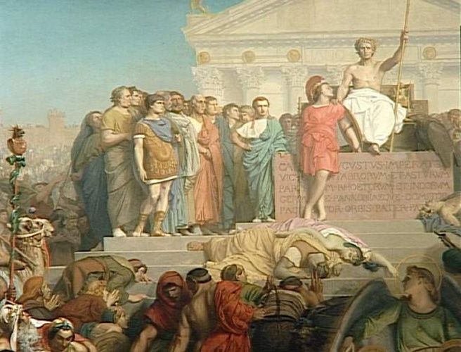 Jean-Léon Gérôme - Siècle d'Auguste : Naissance de N.S. Jésus Christ
