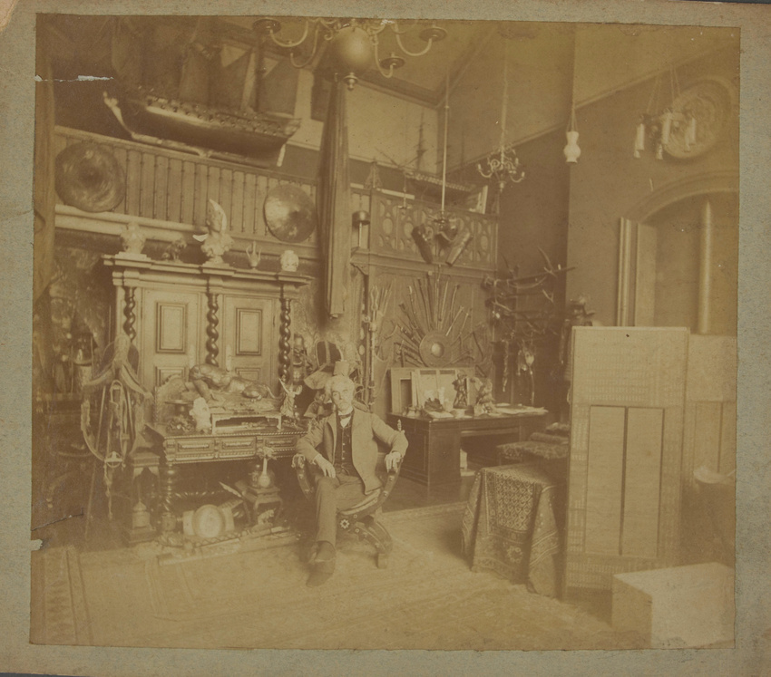 Anonyme - Jean Léon Gérôme dans son atelier