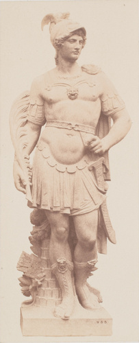 Édouard Baldus - "Mars", sculpture de Jean Claude Petit, décor du palais du Louv...