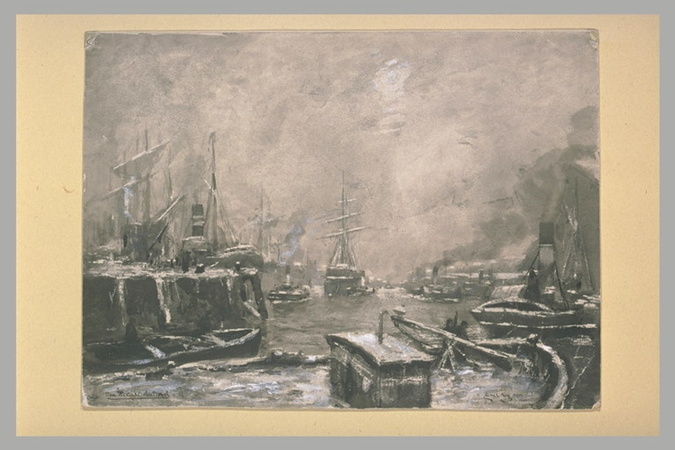 James Kay - Port sous la neige