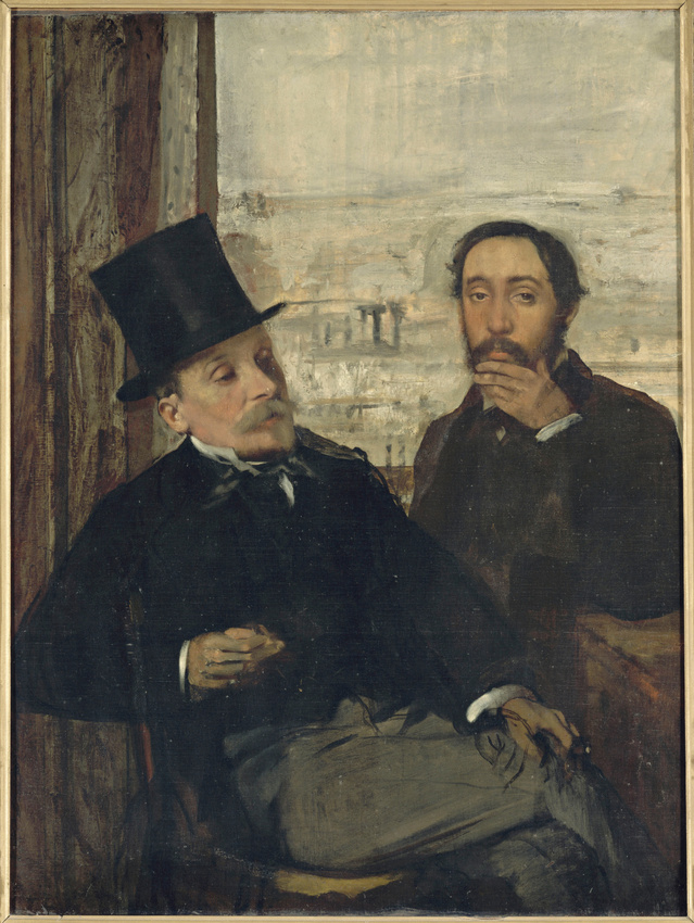 Edgar Degas - Degas et Evariste de Valernes