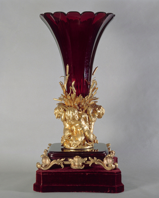 Cristallerie de Clichy - Grand vase d'ornement