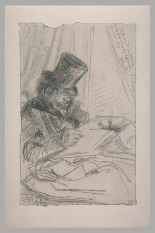 Fantin-Latour dessinant - James Abbott McNeill Whistler