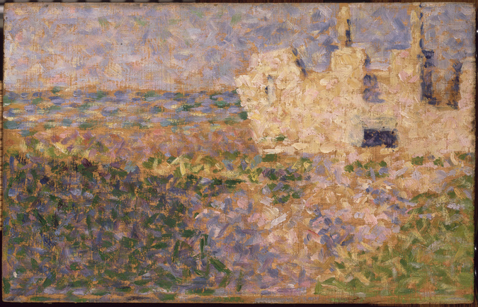 Georges Seurat - Ruines à Grandcamp