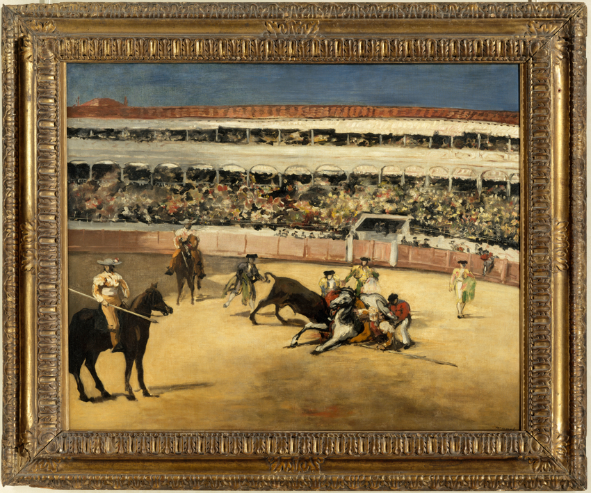 Combat de taureaux - Edouard Manet