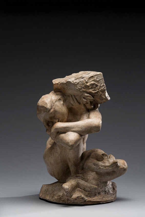 Sa Pierre Cariatide tombée portant sa pierre - Auguste Rodin | Musée d'Orsay