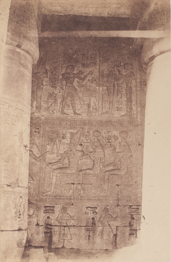 Médinet-Habou, Temple funéraire de Ramsès III, seconde cour, galerie ouest - John Beasley Greene