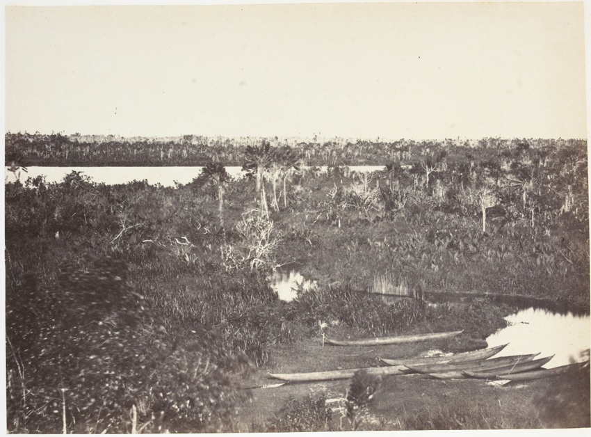 Désiré Charnay - Ambavarano : Entrée des lacs à Tamatave