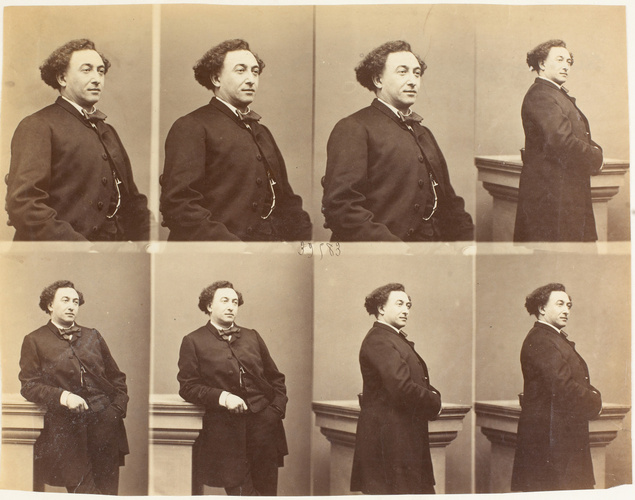 André Adolphe Eugène Disdéri - M. Christian en pied, en huit poses