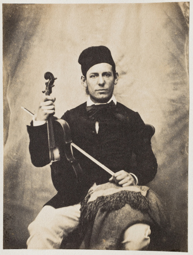 Auguste Vacquerie - Le Violoniste Remenyi, de face