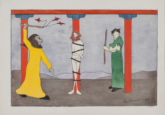 Léopold Chauveau - La Flagellation