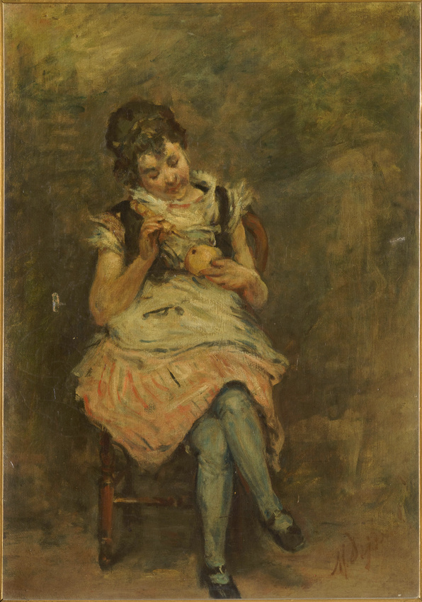 Marcellin Desboutin - Portrait de jeune fille