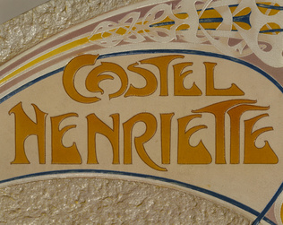 Hector Guimard - Enseigne pour le Castel Henriette