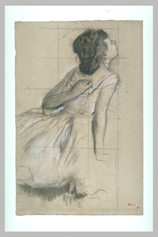 Edgar Degas - Danseuse se grattant le dos