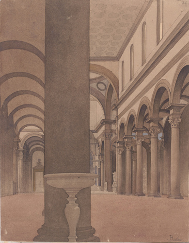 Louis Boitte - Nef de l'église du Saint-Esprit à Florence