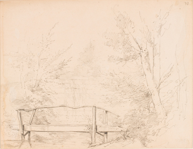 Louis Boitte - Beuzeval, vue de la campagne environnante