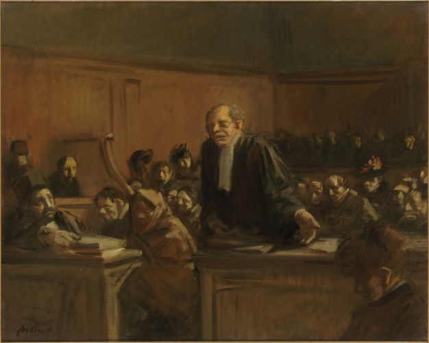 Jean-Louis Forain - La Plaidoirie
