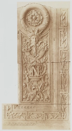 Edouard Baldus - Arc doubleau, de Pierre Edouard Charrier, décor du palais du Lo...