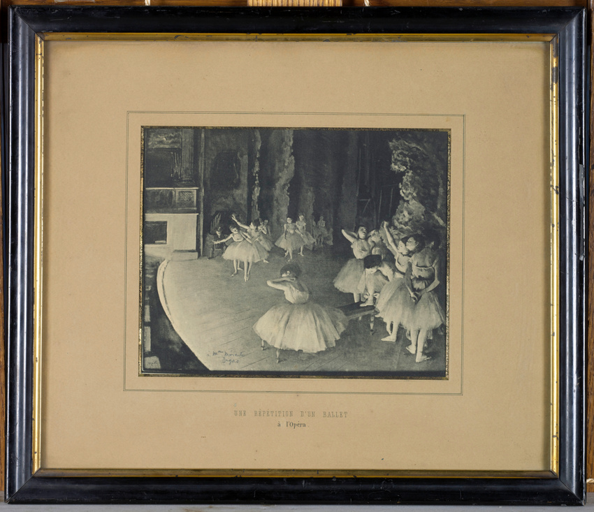 Edgar Degas - Une répétition d'un ballet à l'Opéra