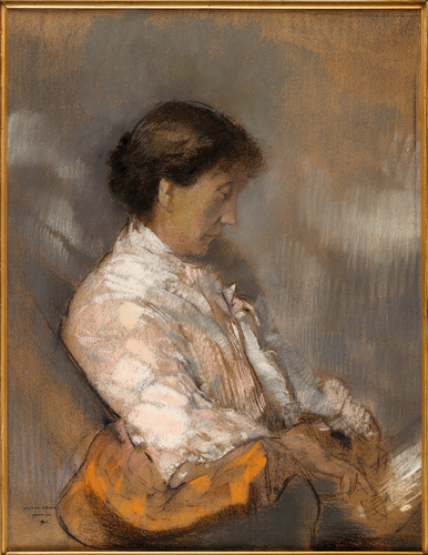 Portrait de Madame Redon - Odilon Redon | Musée d'Orsay