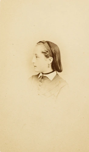 Alphonse Justin Liebert - Blanche Courasse, buste de profil
