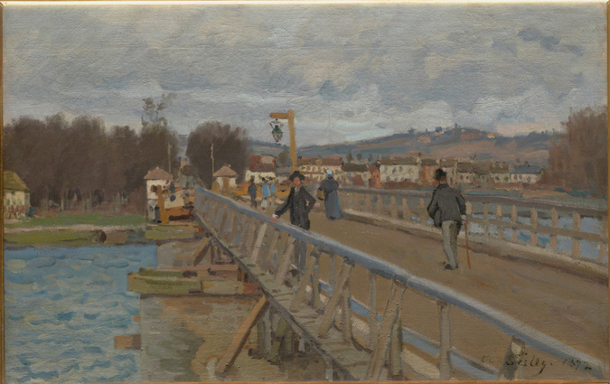 Alfred Sisley - Passerelle d'Argenteuil