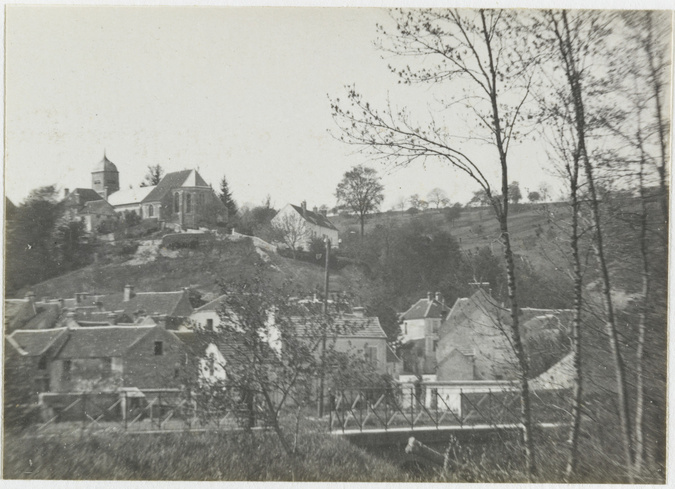 Charles Augustin Lhermitte - France, un village