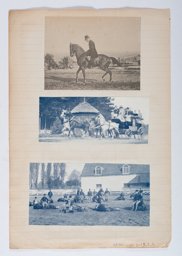Jacques Lalaing de - Cavalier sur un cheval en pose