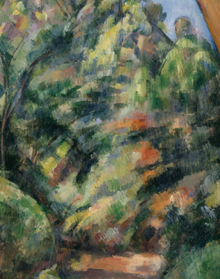 Paul Cézanne - Le Rocher rouge