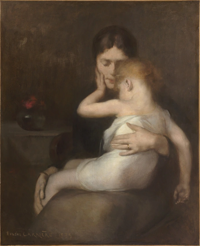 Eugène Carrière - L'Enfant malade