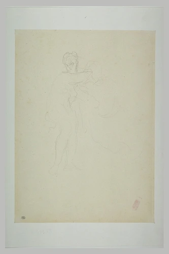Edouard Manet - Figures debout, tournée vers la droite