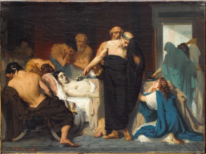 Félix Giacomotti - Périclès au lit de mort de son fils