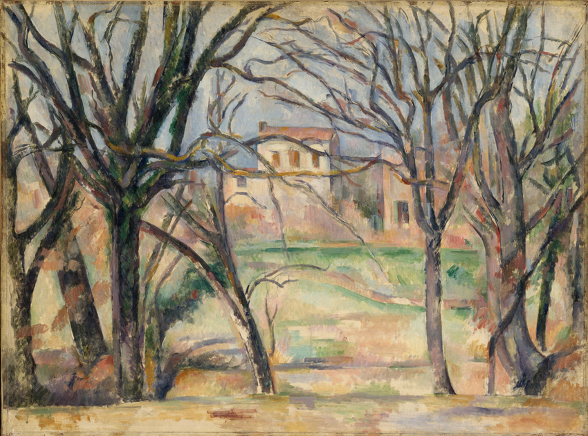 Paul Cézanne - Arbres et maisons
