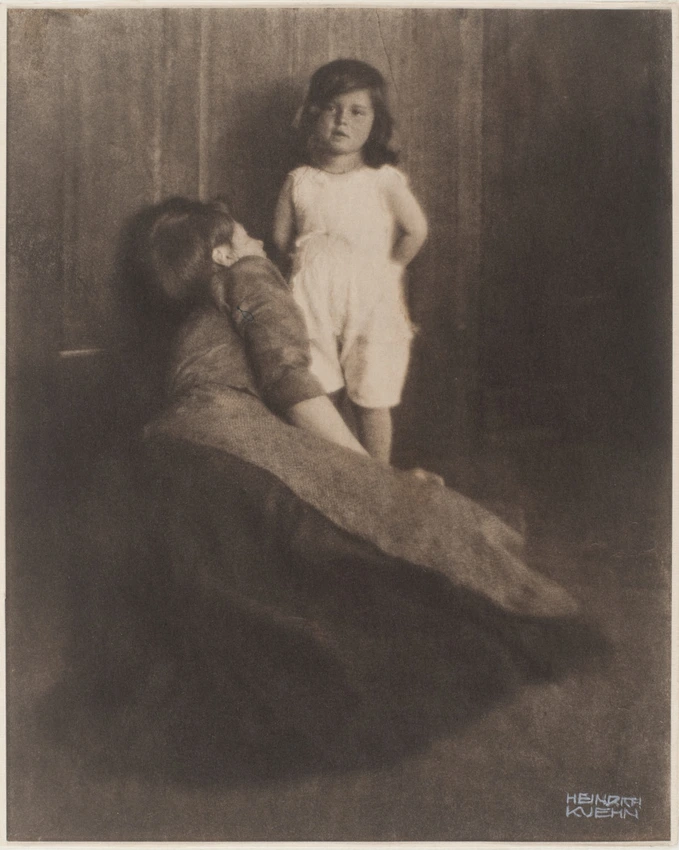 Lotte et sa nourrice - Heinrich Kühn