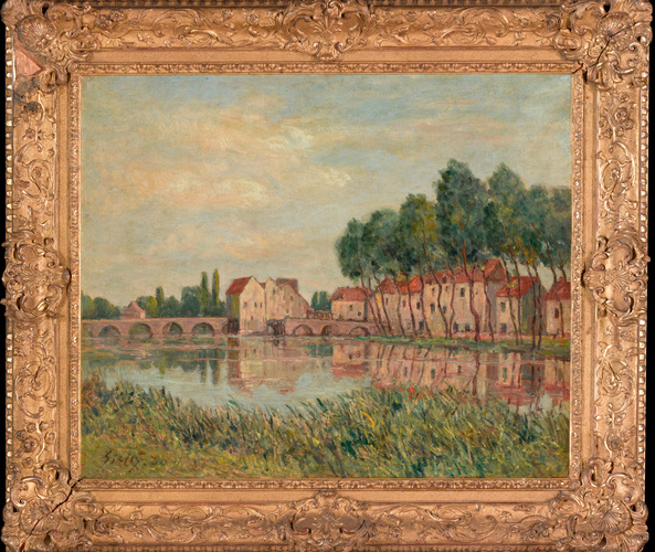 Allée de peupliers aux environs de Moret-sur-Loing - Alfred Sisley