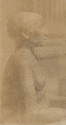 Anne Henry Husson - Statue de scribe vu de profil