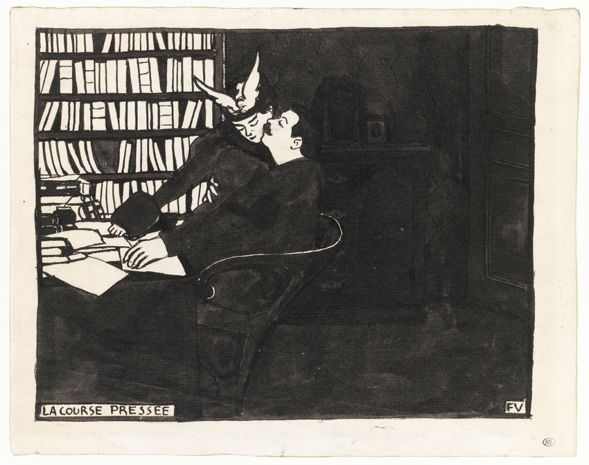Félix Vallotton - Les intimités : la course pressée
