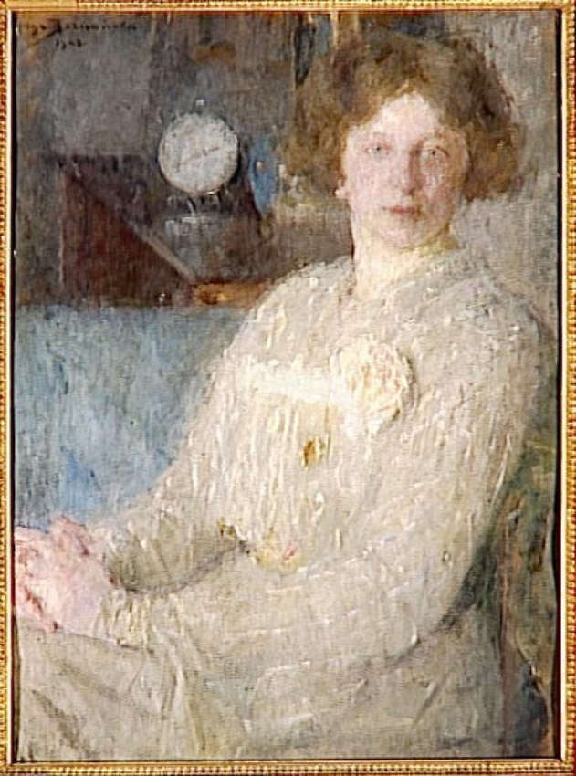 Olga Boznanska - Portrait de jeune dame