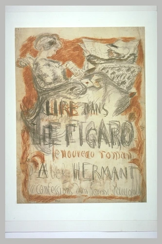 Pierre Bonnard - Projet d'affiche pour le Figaro