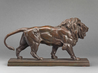 Antoine-Louis Barye - Lion marchant
