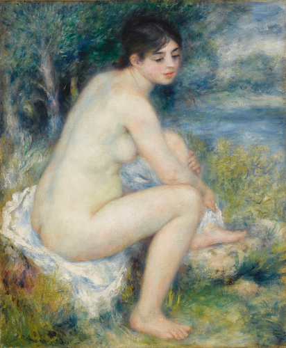 Auguste Renoir - Femme nue dans un paysage
