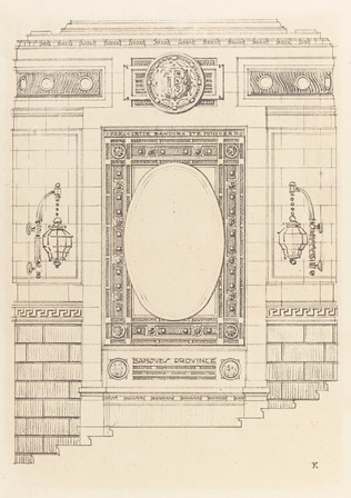 Edgar Brandt - Projet de décoration pour des banques de province