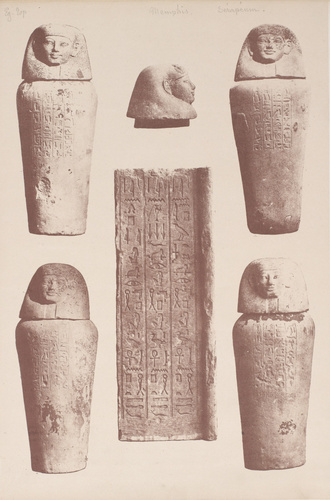Anonyme - Serapeum de Memphis - vases canopes