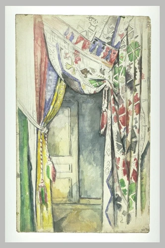 Paul Cézanne - Les rideaux