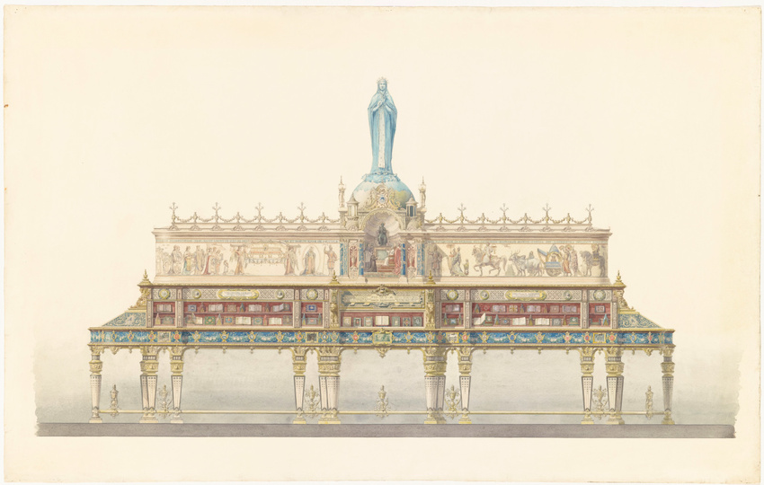 Emile Reiber - Bibliothèque monumentale pour le Vatican