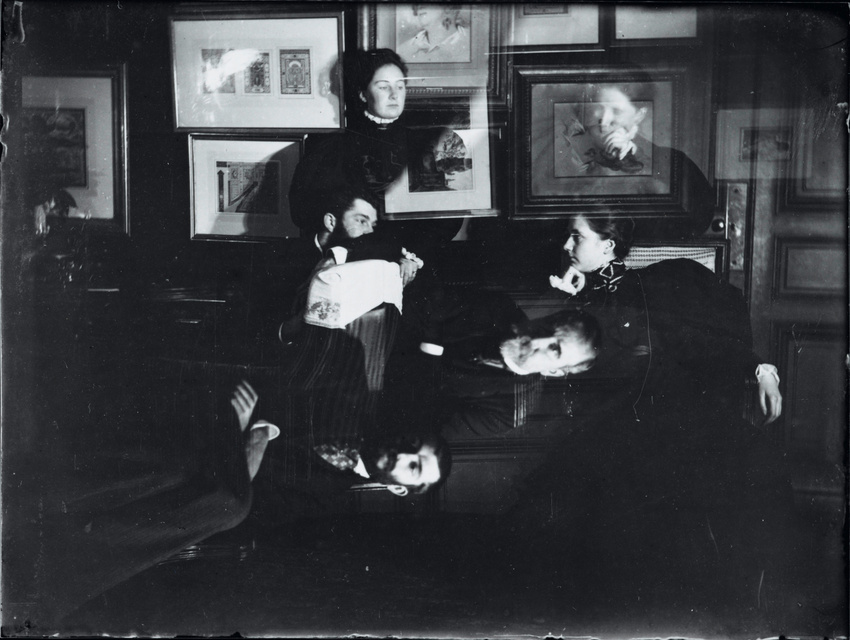 Edgar Degas - Mathilde et Jeanne Niaudet, Daniel Halévy, Henriette Taschereau, L...