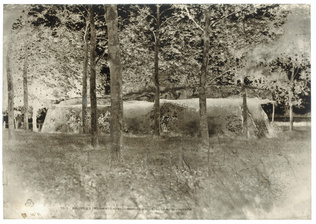 Gustave Le Gray - Bagneux (Maine-et-Loire) - Dolmen dit "grande allée couverte"