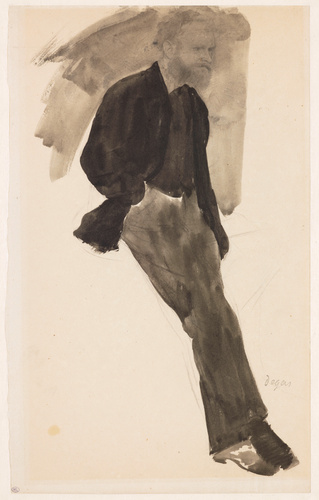 Edgar Degas - Portrait d'Edouard Manet debout